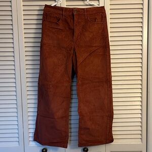 Old Navy burnt orange wide leg corduroy pants